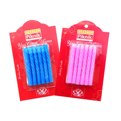 Piknik - Piknik Candle Birthday 12 pcs