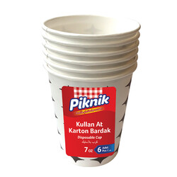 Piknik - Piknik Paper Cup 7 OZ 6 pcs