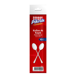 Piknik - Piknik Plastic Spoons 10 Pcs