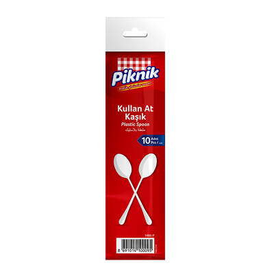 Piknik - Piknik Plastic Spoons 10 Pcs