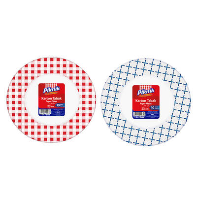 Piknik Cardboard Plate Large Size 10 pcs - 1