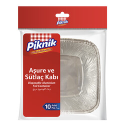 Piknik - Piknik Ashure - Rice Pudding Container 10 Pcs
