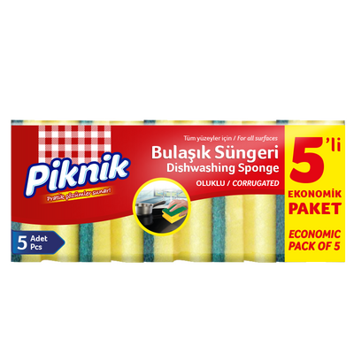 Piknik - Piknik Bulaşık Süngeri Oluklu