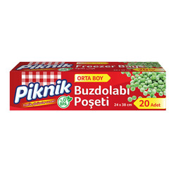 Piknik - Piknik Buzdolabı Poşeti Orta Boy 20'li