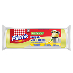 Piknik - Piknik Çöp Torbası Büzgülü Limon Büyük(10)