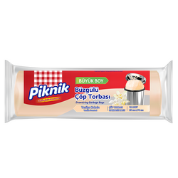 Piknik - Piknik Çöp Torbası Büzgülü Vanilya Büyük(10)