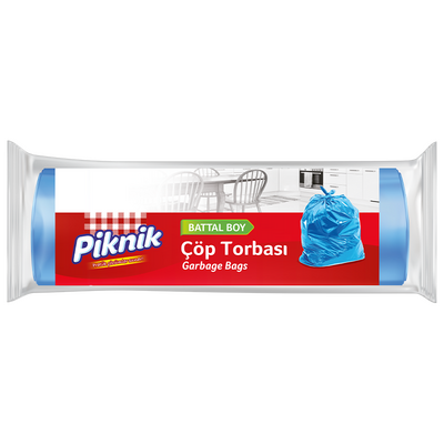 Piknik - Piknik Çöp Torbası Ekonomik Battal 10 Adet