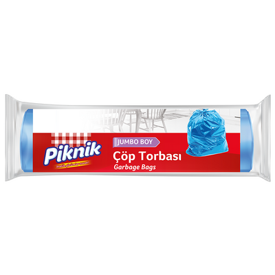 Piknik - Piknik Çöp Torbası Ekonomik Jumbo 10 Adet