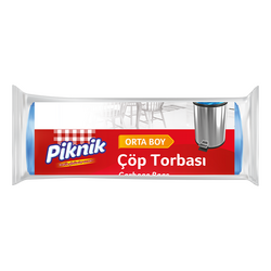 Piknik - Piknik Çöp Torbası Ekonomik Orta 15 Adet