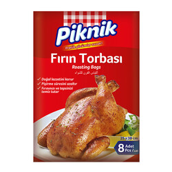 Piknik - Piknik Fırın Torbası Zarf 8 Adet