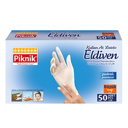 Piknik - Piknik Lateks Eldiven Büyük Boy 50'li