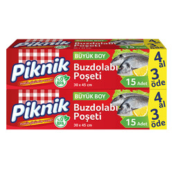 Piknik - Piknik Freezer Bags Buy 4 Pay 3 Large Size 60 pcs