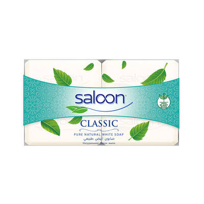 Saloon - Saloon Pure Natural White Soap Classic ( 4 x 150 g)