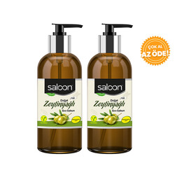 Saloon - Saloon Doğal Zeytinyağlı Sıvı Sabun 485 ml 2'li