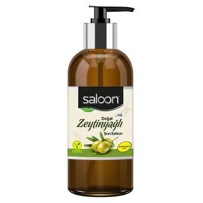 Saloon - Saloon Doğal Zeytinyağlı Sıvı Sabun 485 ml