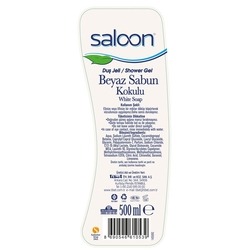 Saloon Duş Jeli Beyaz Sabun 500 ml - Thumbnail