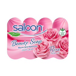 Saloon - Saloon Güzellik Sabunu Gül 4'lü (4x75 g)
