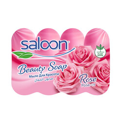 Saloon - Saloon Beauty Soap Rose (4 x 75 g)