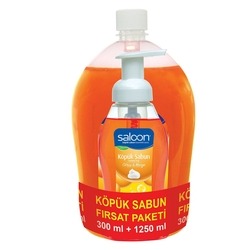 Saloon Köpük Sabun Mango 300 ml + 1250 ml - Thumbnail