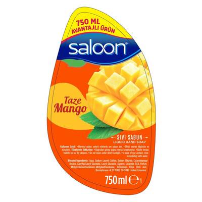 Saloon Liquid Hand Wash Mango 750 ml - 2
