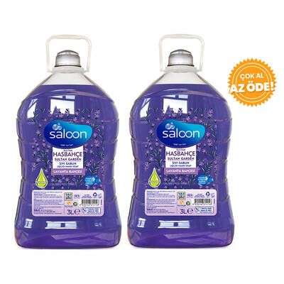Saloon Liquid Soap Sultan Hasbahçe 3 L 2 Pcs - 1