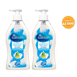 Saloon - Saloon Liquid Soap White Soap Scented 400 ml 2 pcs