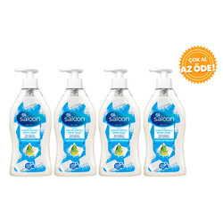 Saloon - Saloon Liquid Soap White Soap Scented 400 ml 4 pcs