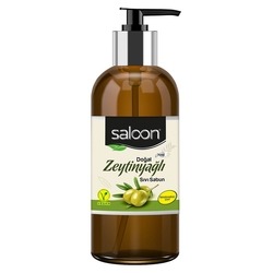 Saloon Liquid Hand Wash Natural Olive Oil 485 ml - Thumbnail