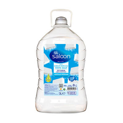 Saloon - Saloon Sıvı Sabun Beyaz Sabun Kokulu 3 L