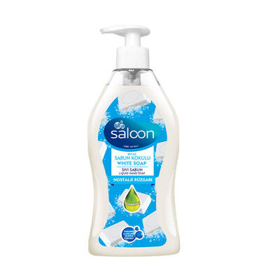 Saloon Sıvı Sabun Beyaz Sabun Kokulu 400 ml - 1