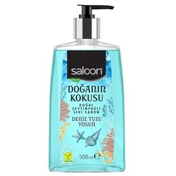 Saloon - Saloon Sıvı Sabun Doğanın Kokusu Deniz Tuzu & Yosun 500 ml