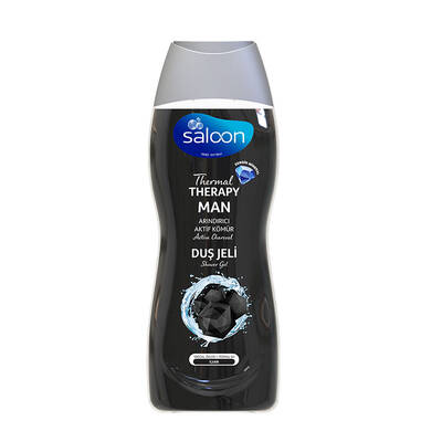 Saloon - Saloon Thermal Shower Gel Man Activated Charcoal 450ML