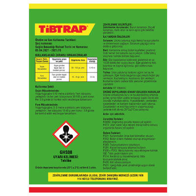 Tibtrap Rat Poison Wheat 2x125 g - 2