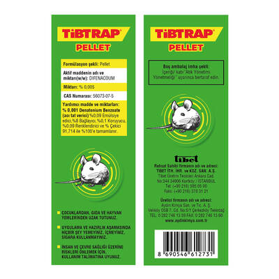 Tibtrap Rat Poison Pellet 80 g - 3